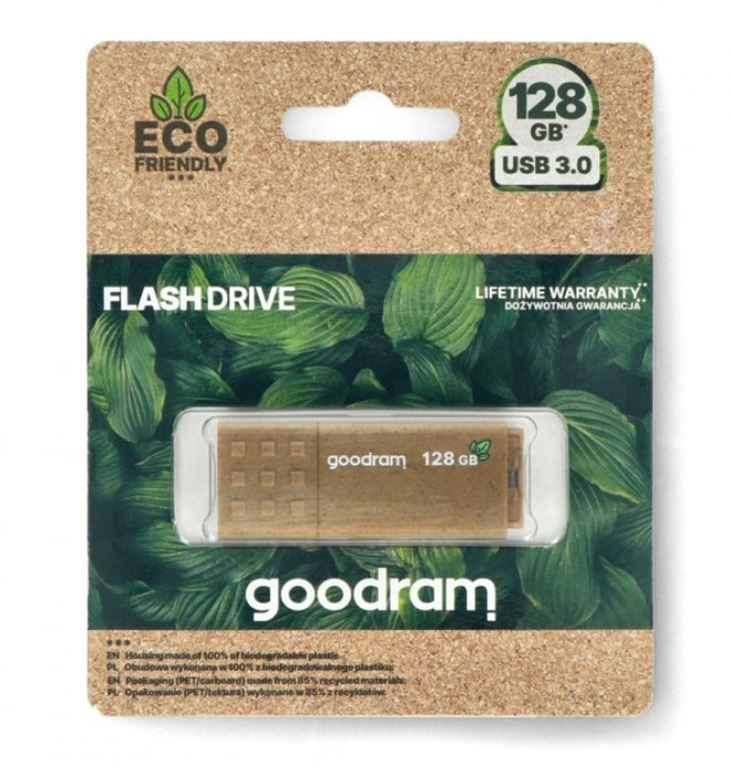 GOODRAM FLASHDRIVE 128 GB ECO FRIENDLY USB 3.0 RE
