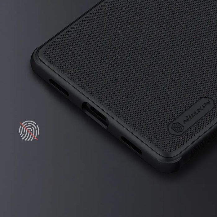 Google Pixel 7a Hard Case Nillkin Super Frosted Shield Pro Hard Case - Black - Cell phone cases and covers<<<HurtelXML