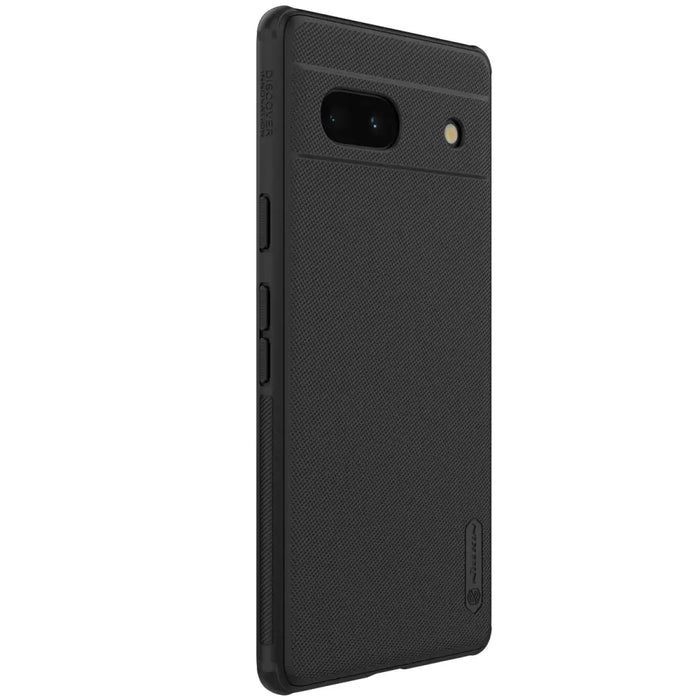 Google Pixel 7a Hard Case Nillkin Super Frosted Shield Pro Hard Case - Black - Cell phone cases and covers<<<HurtelXML