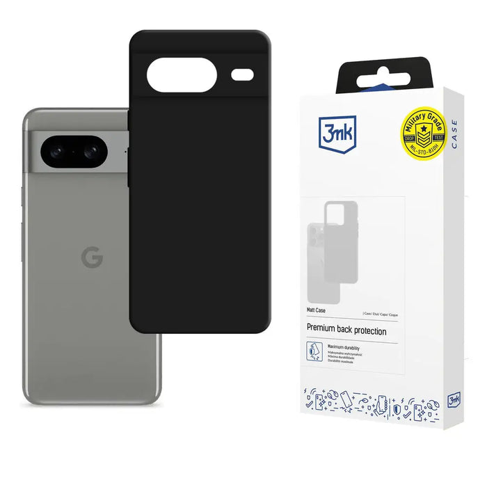 Google Pixel 8 5G - 3mk Matt Case black - *Kategoria tymczasowa<<<HurtelXML