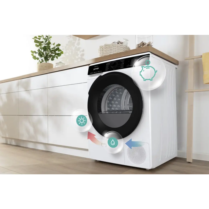 Gorenje DPNA92WIFI tumble dryer Freestanding Front-load 9 kg A++ Black White - Washer DryersAGD-SUW<<<Home Appliance