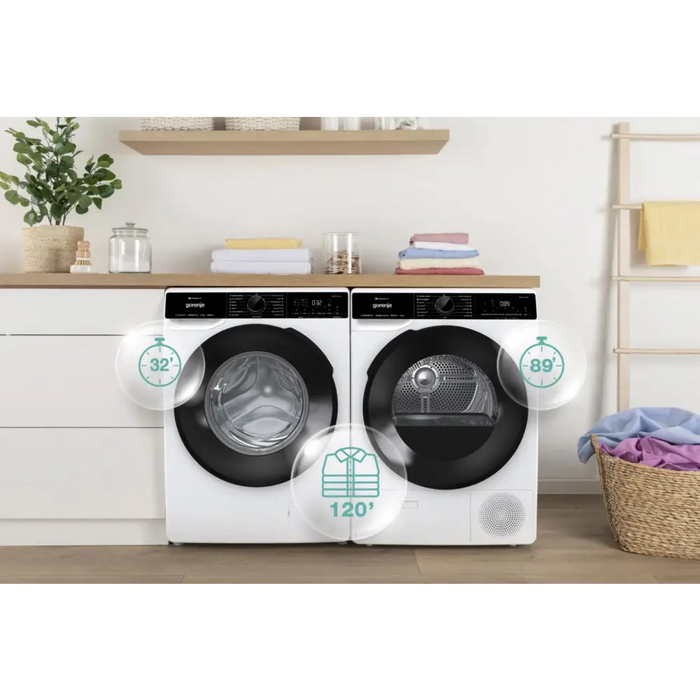 Gorenje DPNA92WIFI tumble dryer Freestanding Front-load 9 kg A++ Black White - Washer DryersAGD-SUW<<<Home Appliance