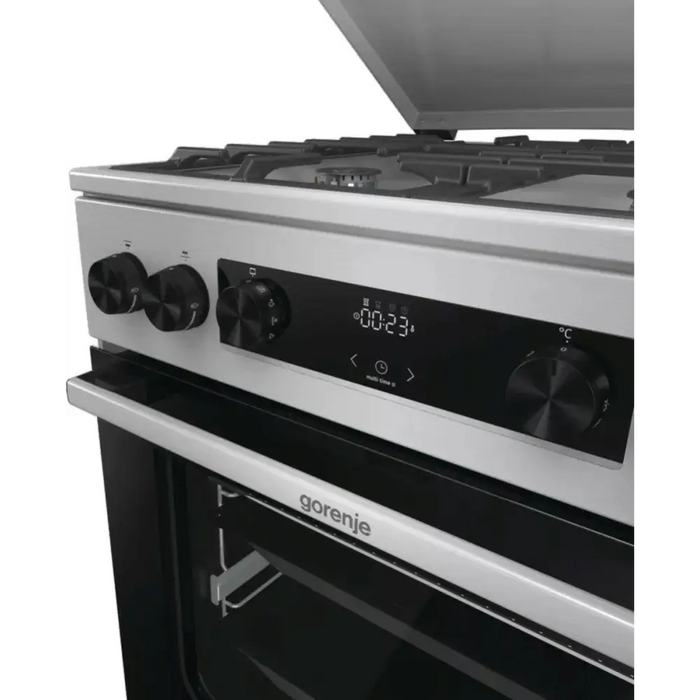 Gorenje GKS6C71XF Freestanding cooker with oven Silver - Free-standing kitchensAGD-KWS<<<Home Appliance