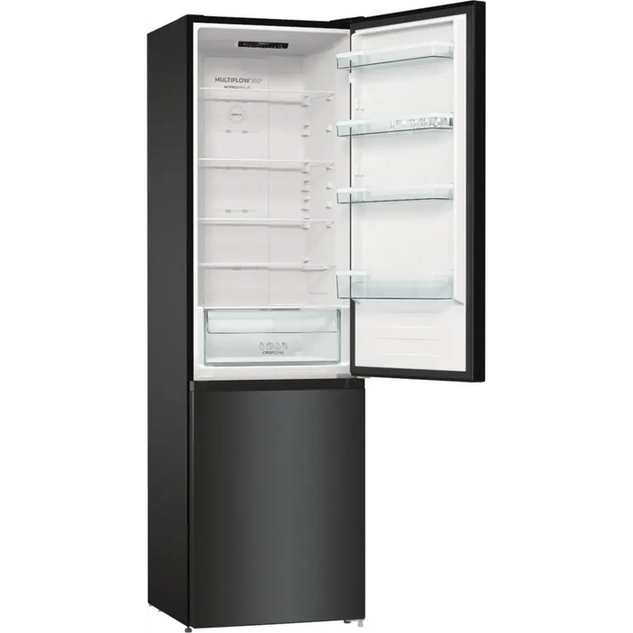 Gorenje NRK6202EBXL4 fridge-freezer Freestanding 331 L E Black - Freestanding refrigerator-freezers