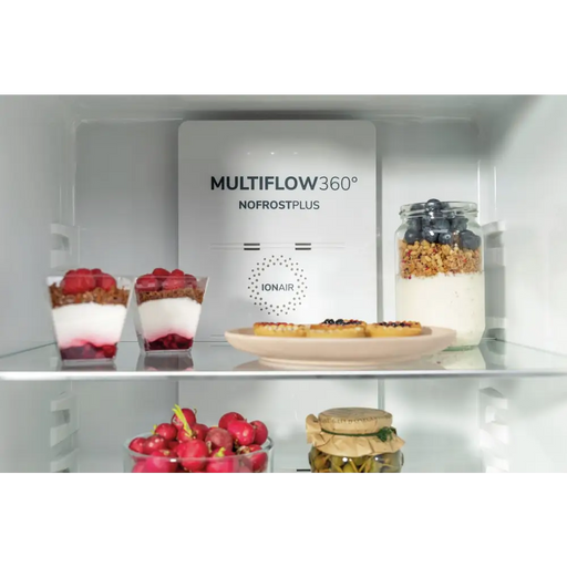 Gorenje NRK6202ES4 fridge-freezer Freestanding 331 L E Grey - Freestanding refrigerator-freezers