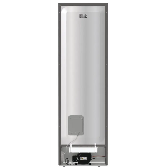 Gorenje NRK6202ES4 fridge-freezer Freestanding 331 L E Grey - Freestanding refrigerator-freezers