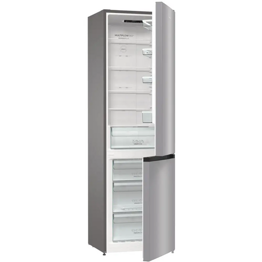Gorenje NRK6202ES4 fridge-freezer Freestanding 331 L E Grey - Freestanding refrigerator-freezers