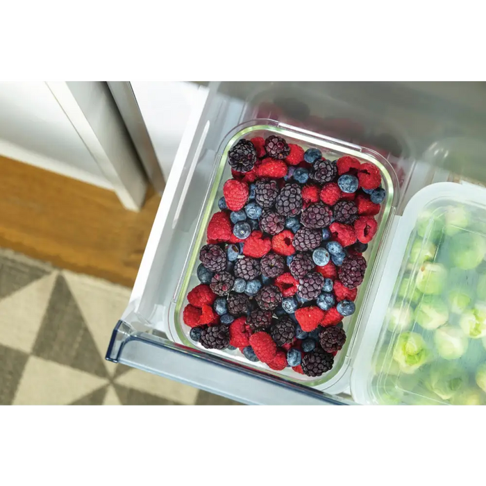 Gorenje NRK6202ES4 fridge-freezer Freestanding 331 L E Grey - Freestanding refrigerator-freezers