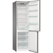 Gorenje NRK6202EXL4 fridge-freezer Freestanding 331 L E Grey - Freestanding refrigerator-freezers