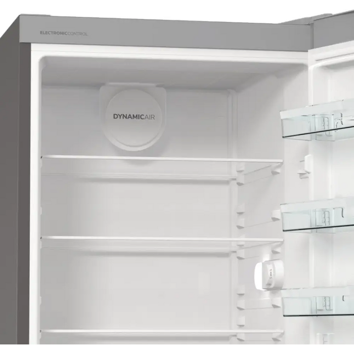 Gorenje R619EES5 fridge Freestanding 398 L E Grey Metallic - Freestanding refrigerator-freezers