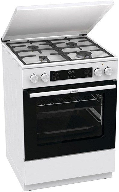 Gorenje GKS6C71WF Freestanding cooker with oven White