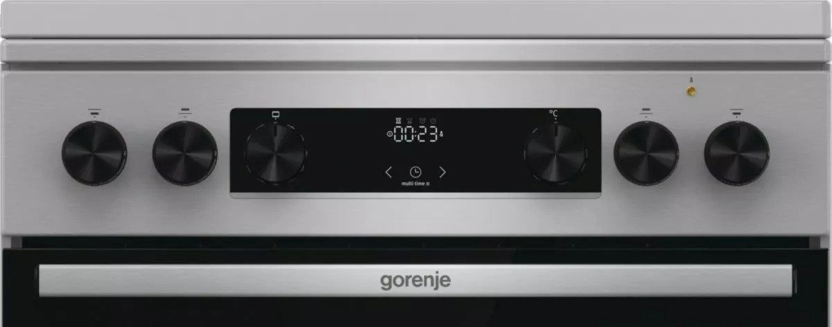 Gorenje GKS6C71XF Freestanding cooker with oven Silver