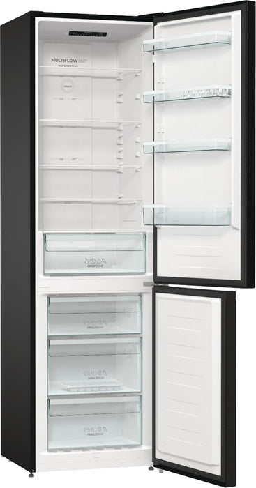Gorenje NRK6202EBXL4 fridge-freezer Freestanding 331 L E Black