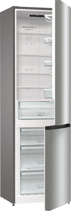 Gorenje NRK6202EXL4 fridge-freezer Freestanding 331 L E Grey