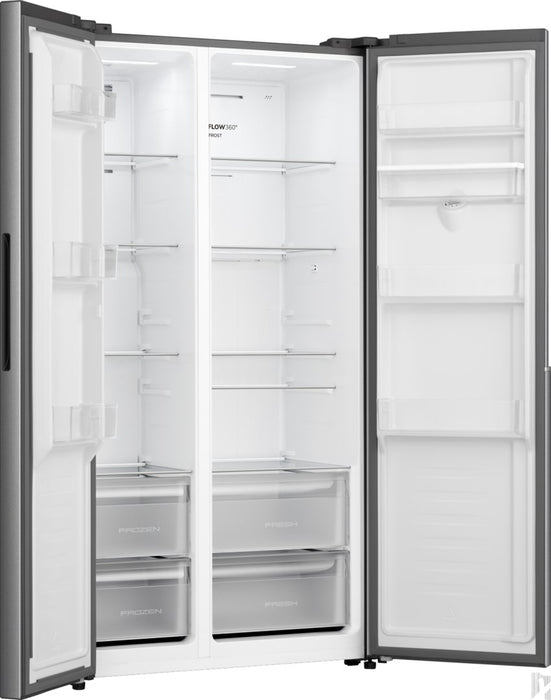 Gorenje NRS917E41XWD side-by-side refrigerator Freestanding 541 L E Stainless steel