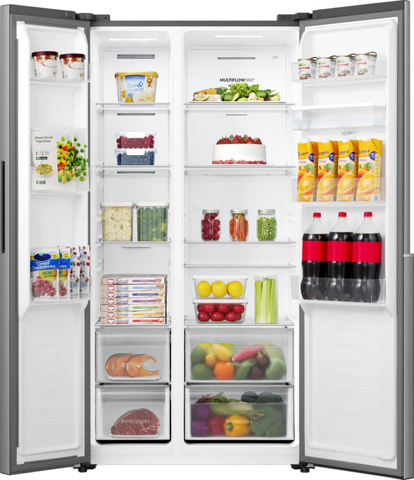 Gorenje NRS917E41XWD side-by-side refrigerator Freestanding 541 L E Stainless steel