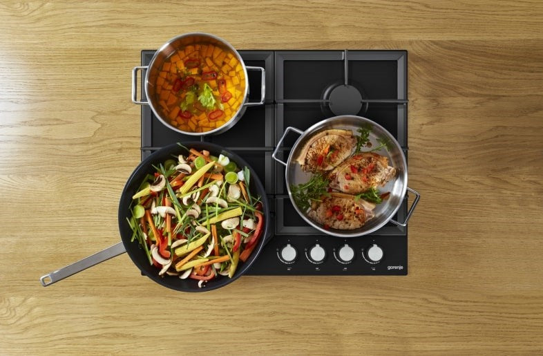 Gorenje GT641KB hob Black Built-in 60 cm Gas 4 zone(s)