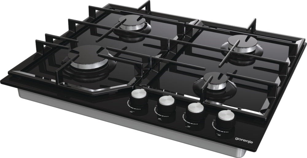 Gorenje GT641KB hob Black Built-in 60 cm Gas 4 zone(s)
