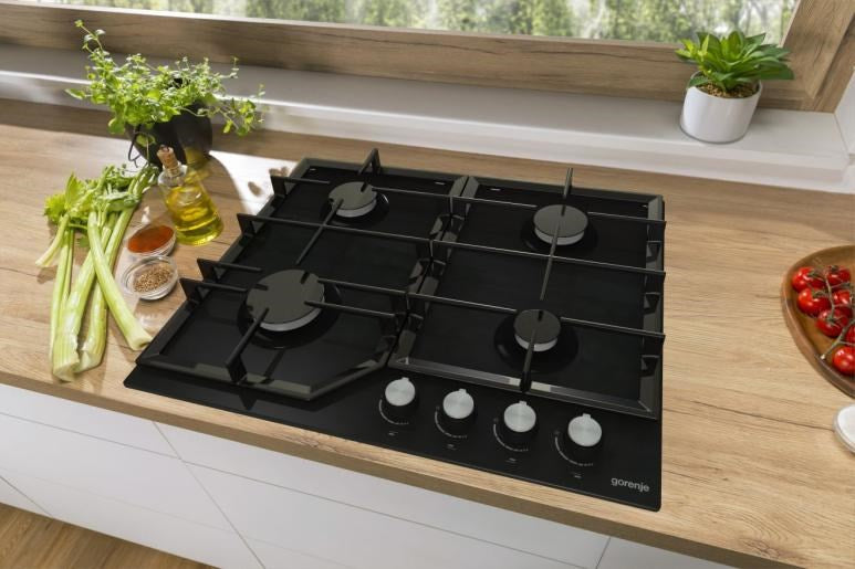 Gorenje GT641KB hob Black Built-in 60 cm Gas 4 zone(s)