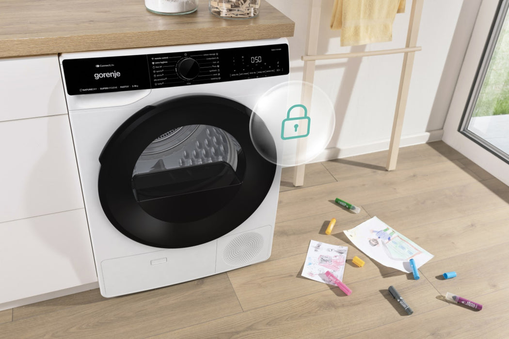 Gorenje DPNA92WIFI tumble dryer Freestanding Front-load 9 kg A++ Black, White