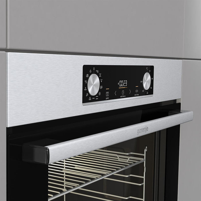 Built-in oven Gorenje BO6737E02X, 77, A, Mechanical