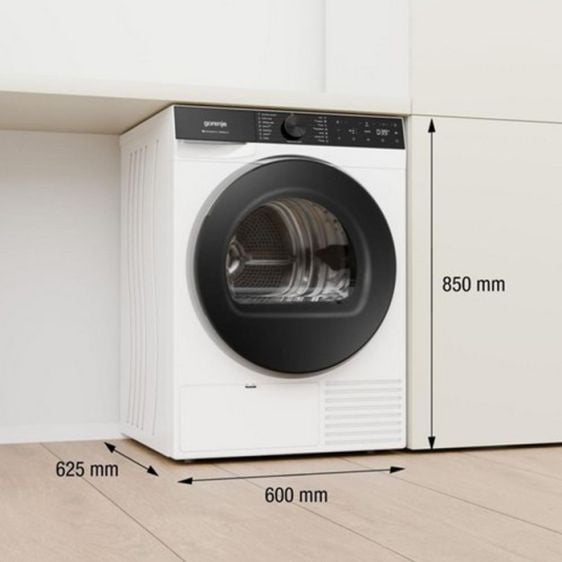 Dryer GORENJE DG68C, 8 kg, Heat pump, Wi-Fi