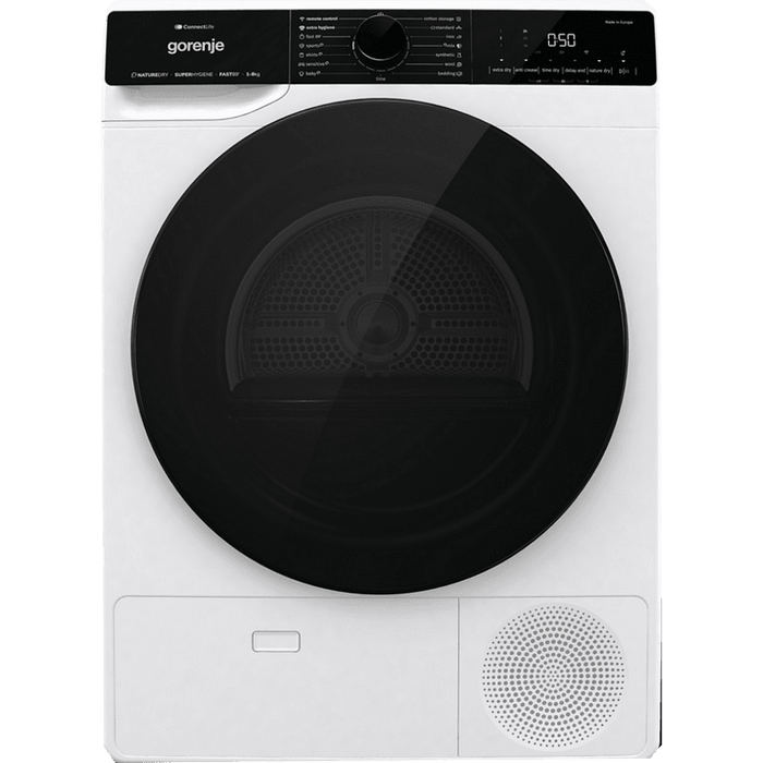 Dryer GORENJE DPNA83WIFI, 8 kg, Heat pump