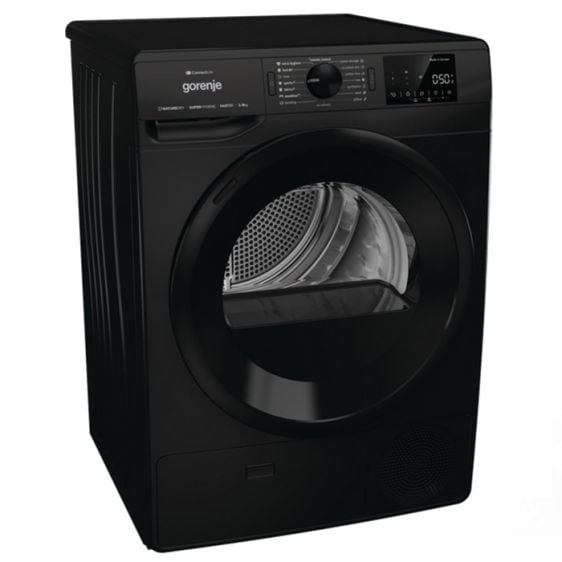 Dryer GORENJE DPNE82GNLWIFI/B, 8 kg, Heat pump, Wi-Fi, Black