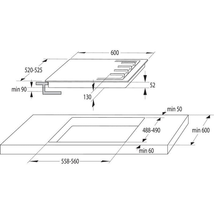 Built-in worktop GORENJE GCE691BSC