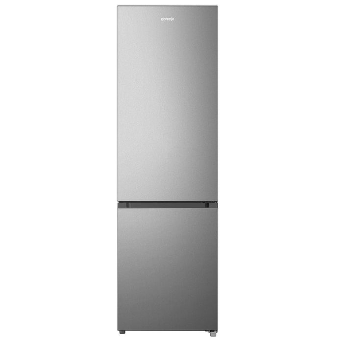 Refrigerator with freezer Gorenje NRK418EES4, 255 l, E, No Frost, Stainless steel