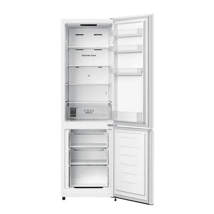 Refrigerator with freezer Gorenje NRK418EEW4, 255 l, E, No Frost, White