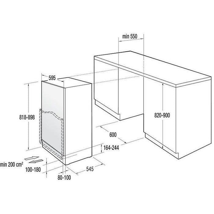 Under-counter refrigerator GORENJE RBIU609EA1