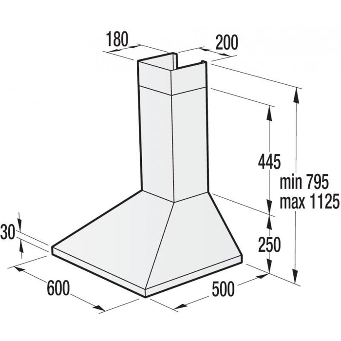 Hood GORENJE WHC623E16X
