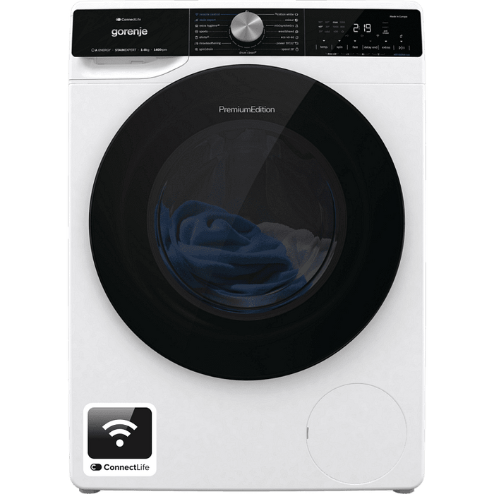 Washing machine GORENJE WNS84A2TWIFI, 8 kg, Wi-Fi, 1400 rpm