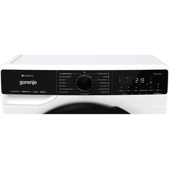 Washing machine GORENJE WPNA14A3PWIFI, 10 kg, ConnectLife, 1400 rpm.