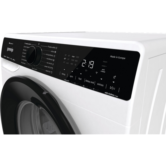 Washing machine GORENJE WPNA94A1PWIFI, 9 kg, ConnectLife, 1400 rpm.