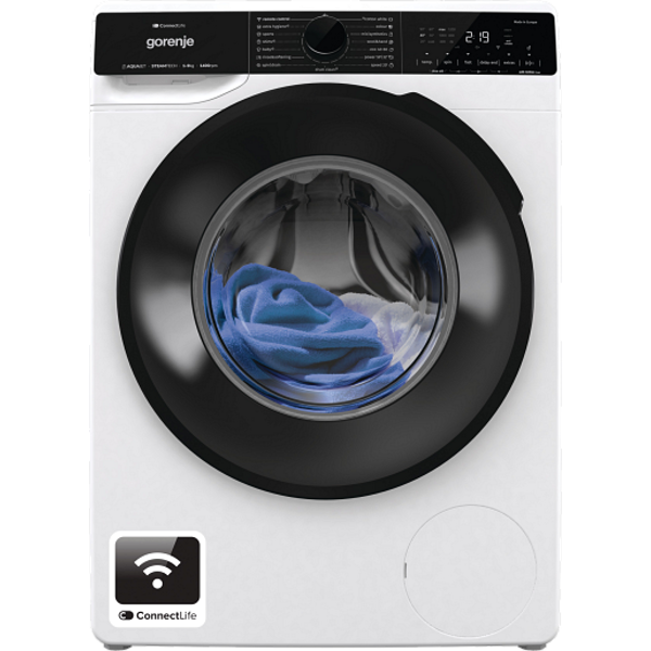 Washing machine GORENJE WPNA94A1PWIFI, 9 kg, ConnectLife, 1400 rpm.