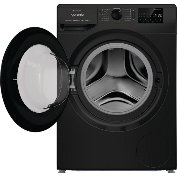 Washing machine GORENJE WPNEI84A1SW/B, 8 kg, ConnectLife, 1400 rpm. Black