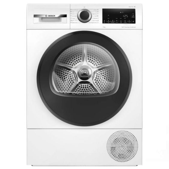 BOSCH WQG14501BY Dryer, 9 kg, Heat Pump, Auto Dry, SelfCleaning Condenser