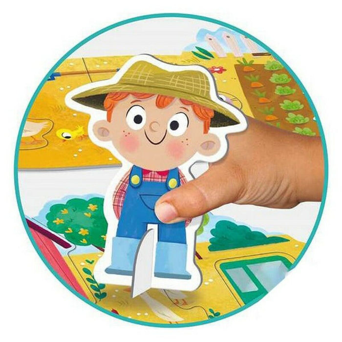 Baby Farm Puzzle XXL Goula 53176 (17 pcs)