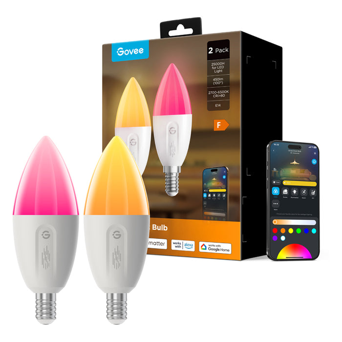 SMART BULB GOVEE 2 PACK E14 B600CC02 450 LM