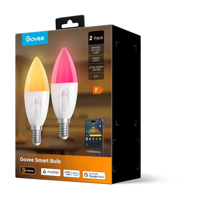SMART BULB GOVEE 2 PACK E14 B600CC02 450 LM