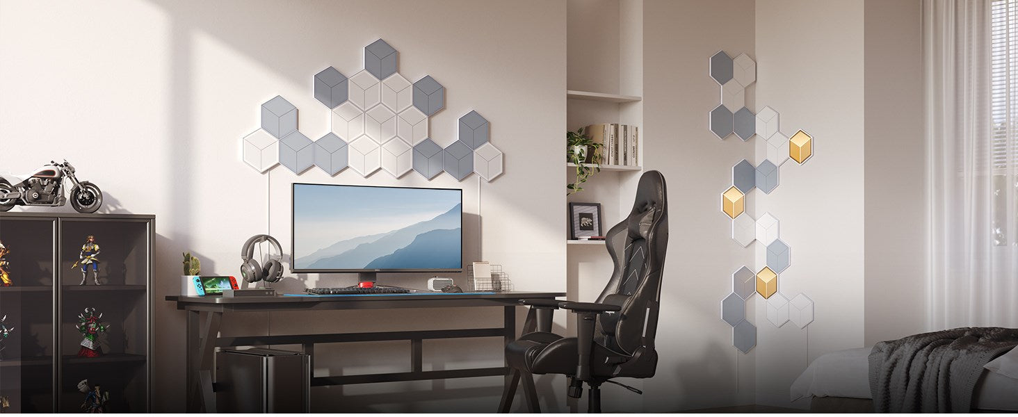 Govee H606A Glide Hexagon Light Panels Ultra 7-pack | LED lighting | RGBIC, 2.4 GHz Wi-Fi, Bluetooth
