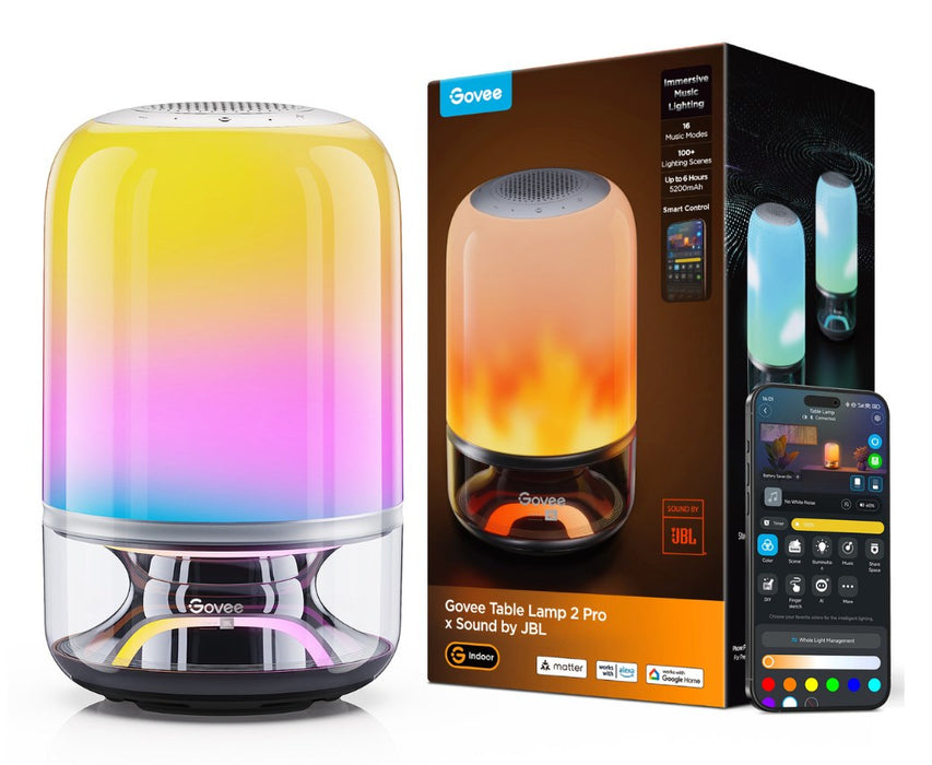Govee Table Lamp 2 Pro x Sound by JBL Smart table lamp Wi-Fi/Bluetooth