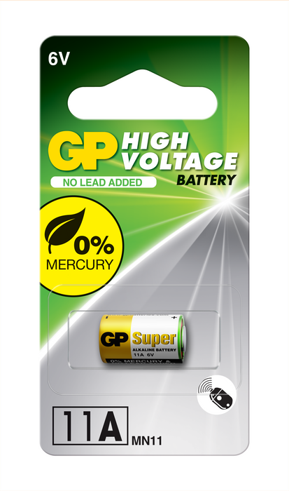 Alkaline battery GP A11 6V for remote /5 pcs./pack price for 1 pc./