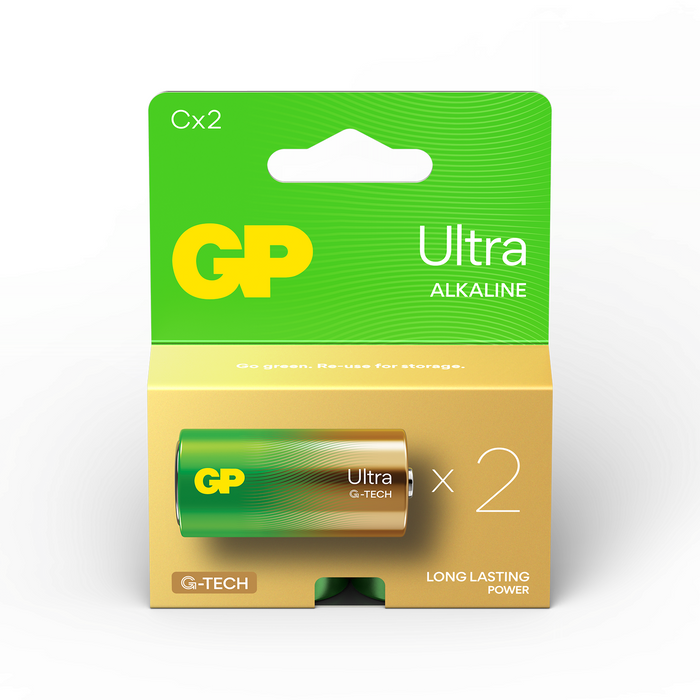 Alkaline battery GP ULTRA LR14 /2 pcs. in packaging/ 1.5V