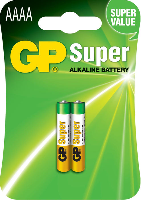 Alkaline battery GP 1.5V AAAA LR61- 2 pcs. in GP packaging