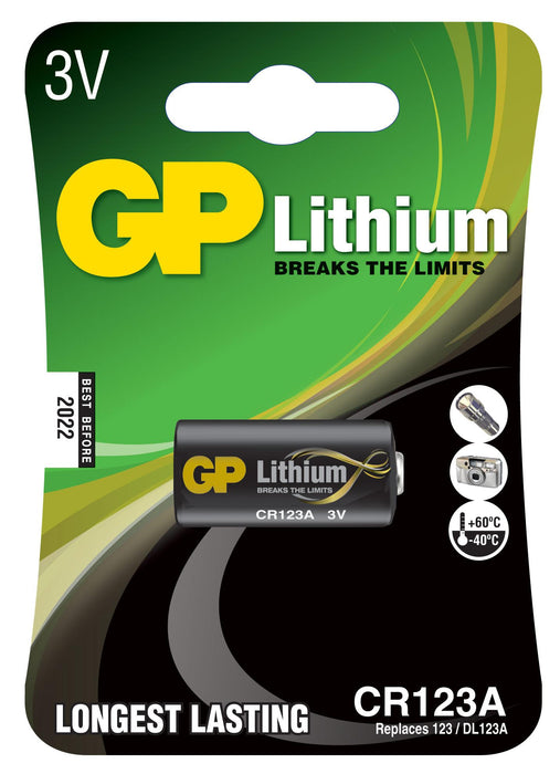 Lithium battery Photo GP CR-123 3V