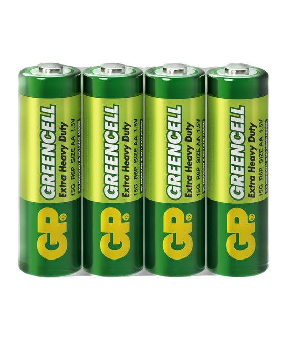 Zinc carbon battery GP R6 GREENCELL 15G-S4 /4 pcs. in packaging/shrink 1.5V