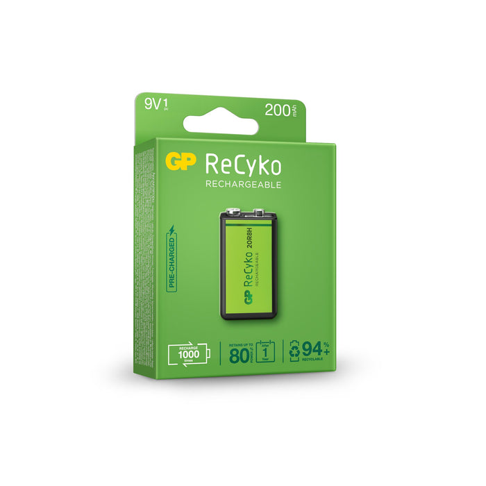 Accumulator Battery GP R22 8.4V 200mAh RECYKO 20R8HN-GB1 NiMH 1pc. in GP packaging
